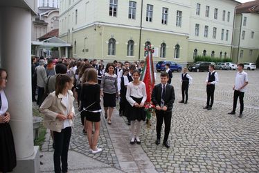 Végzős nyolcadikosok a sepsiszentgyörgyi Székely Mikó Kollégiumban. Fotó: Albert Levente
