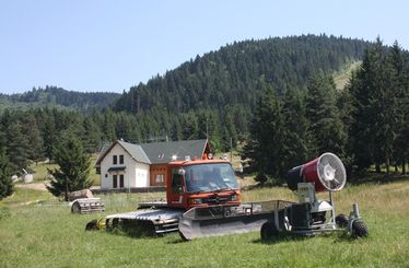 Az egyetlen bérelt hóágyút három sajátra cserélnék. A szerző felvétele