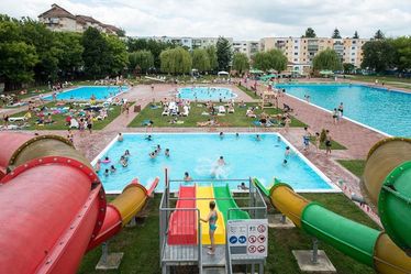 A sepsiszentgyörgyi strand. Fotó: Antal Árpád Facebook-oldala