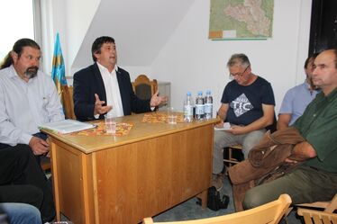 Román Attila és Kucsár-Terza József. A szerző felvétele