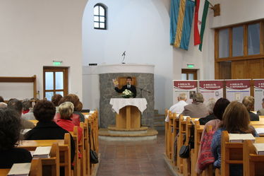 A sepsiszentgyörgyi belvárosi református templomban. Fotó: Albert Levente