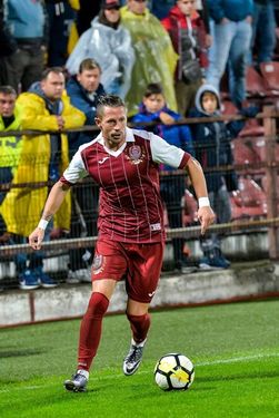 A Kolozsvári CFR csatára, Ciprian Deac 33. gólját szerezte az élvonalban. Fotó: Nicu Cherciu