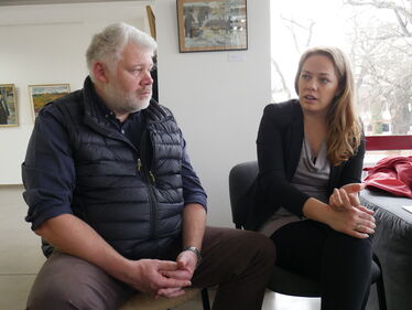 Damokos Csaba és Grubisics Csaga főszervezők. A szerző felvétele