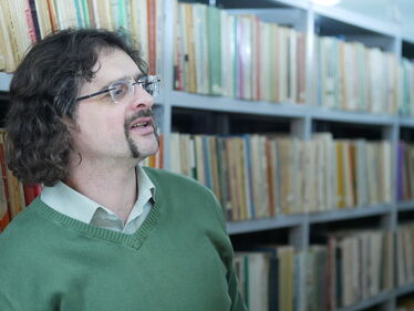 Szonda Szabolcs könyvtárigazgató. Fotó: Mózes László
