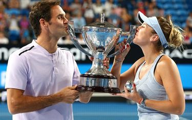 Rogeder Federer és Belinda Bencic