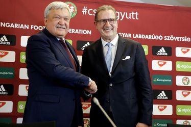 Csányi Sándor és Georges Leekens