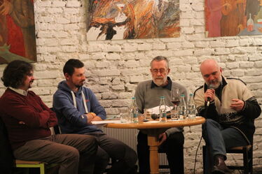 Szonda Szabolcs, Serestély Zalán, Bogdán László és Vida Gábor Albert Levente felvétele