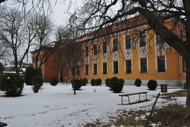 Az Apor Péter Szakközépiskola. A szerző felvéteée