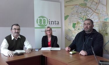 Bálint József, Koós Izabella, Kurta Árpád. A szerző felvétele