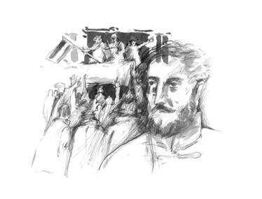 Csillag István rajza
