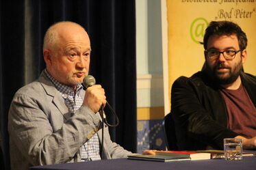Nádasdy Ádám és Szegő János. Albert Levente felvétele