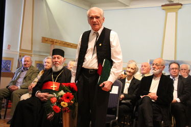 Farkas Árpád megköszönte a kitüntetést. Fotó: Albert Levente