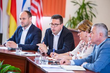 Grüman Róbert, Vincze Loránt, Horváth Anna és Tamás Sándor Fotó: Kocsis B. János