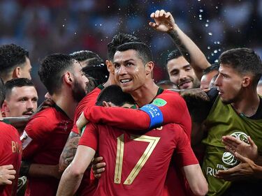 Cristiano Ronaldo volt  a portugálok legjobbja. Fotó: AFP