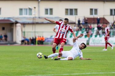 Hadnagy Attila a román élvonalbeli bajnokság legidősebb játékosa. Fotó: Facebook/Sepsi OSK