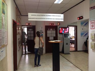 Regisztráció után felmérik a fiatalok elhelyezkedési esélyeit. A szerző felvétele