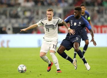 Nem bírtak egymással a németek és a franciák. Fotó: Facebook / UEFA Nations League