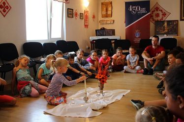A kökösiek vallásos gyermektábora. Fotó: Facebook/Kökösi Unitárius egyházközség