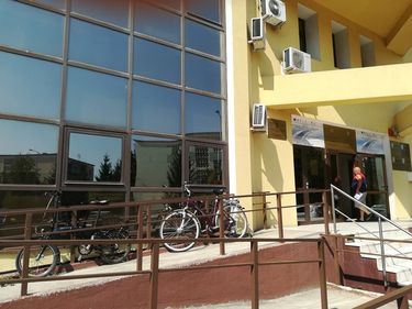 A megyei nyugdíjpénztár sepsiszentgyörgyi székhelye.  Mózes László felvétele