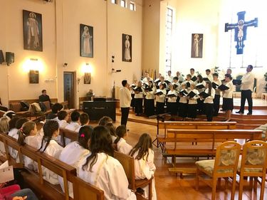 A Krisztus király-templom Laudate Kamarakórusa A szerző felvétele