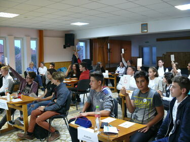 Zajlik a vetélkedő. A szerző felvétele