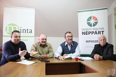 Kolcza István, Balázs Attila, Bálint József és Dimény László. A szerző felvétele