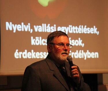 Vetési László Sepsiszentgyörgyön. Albert Levente felvétele