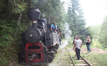 A gőzmozdonyos sétavonatozás mágnesként vonzhatná a turistákat. A szerző felvétele