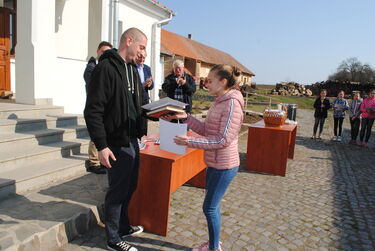 Bíró Brigitta díjazása. A szerző felvétele
