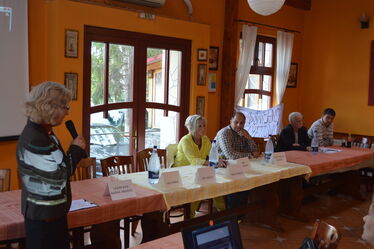 Elsősorban az oktatási intézmények állapotáról beszéltek a hétfői fórumon. A szerző felvétele