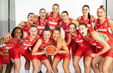 A magyar válogatott. Fotó: FIBA