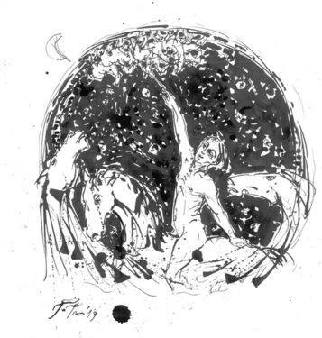 Péter Alpár grafikája