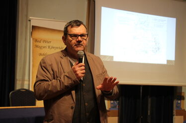 Dr. Csikány Tamás hadtörténész. Albert Levente felvétele