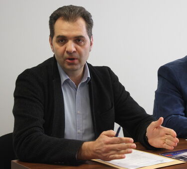 Antal Árpád, Sepsiszentgyörgy polgármestere. Albert Levente felvétele