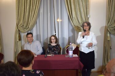 Kolcsár József, Borcsa Imola és Ferencz Éva. A szerző felvétele
