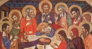 Jaume Serra: Az utolsó vacsora (1370 körül)