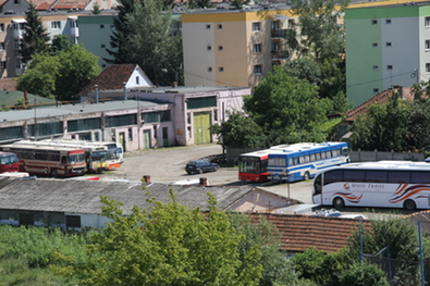 A központi piac mellől Szépmezőre költözik az egész szállítóvállalat. Fotó: Albert Levente