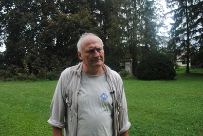 Székely Géza grafikus. A szerző felvétele