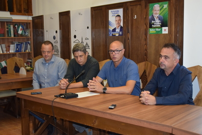 Dr. Gáspár Zsolt, Beján András, Dávid Sándor és Szigethy Kálmán