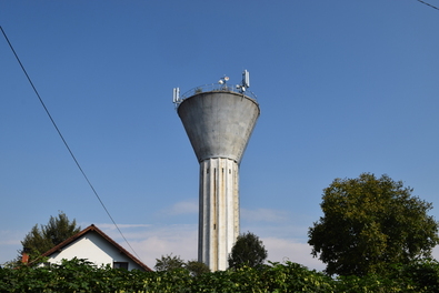 A Nemere utcai víztorony. A szerző felvétele