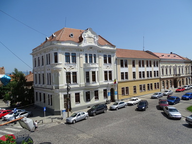 A kézdivásárhelyi városháza – Bokor Tibor polgármester harmadik mandátumát kezdheti el. A szerző felvétele