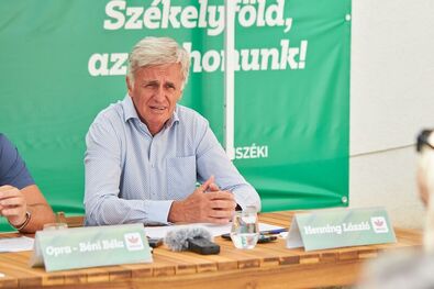 Henning László, a megyei önkormányzat alelnöke. Fotó: Kelemen Lehel