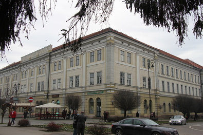A sepsiszentgyörgyi Székely Mikó Kollégium főépülete. Fotó: Albert Levente