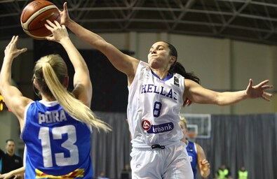 Pinelopi Pavlopoulou, a Sepsi-SIC görög idegenlégiósa. Fotó: FIBA