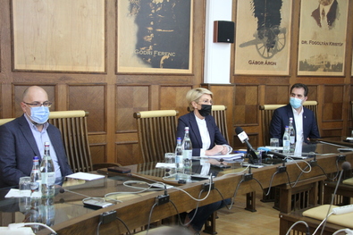 Kelemen Hunor, Raluca Turcan és Antal Árpád. Albert Levente felvétele