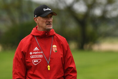 Marco Rossi szövetségi kapitány. Fotó: Magyar Labdarúgó-szövetség