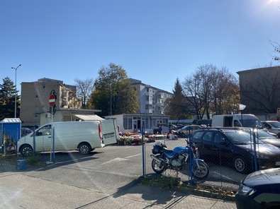 A Szemerja negyedi zöldségpiac (ismertebb nevén dollárpiac) területe az egyik lehetséges helyszín. Fotó: Albert Levente