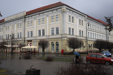 A Székely Mikó Kollégiumban egy fél osztály távoktatásban tanul. Albert Levente felvétele