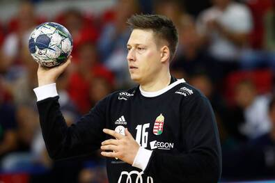 Mikler Roland biztonságot adhat a kapuban. Fotó: MKSZ / Kovács Anikó