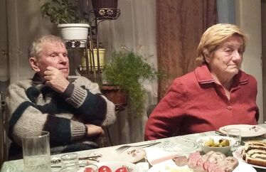 Szenek Antal és Olga kőrösmezői otthonukban. Ferencz Csaba archív felvétele